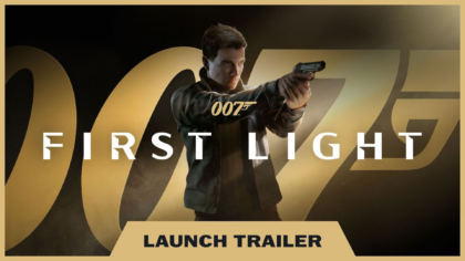 Official promotional banner for the 007 First Light launch trailer.