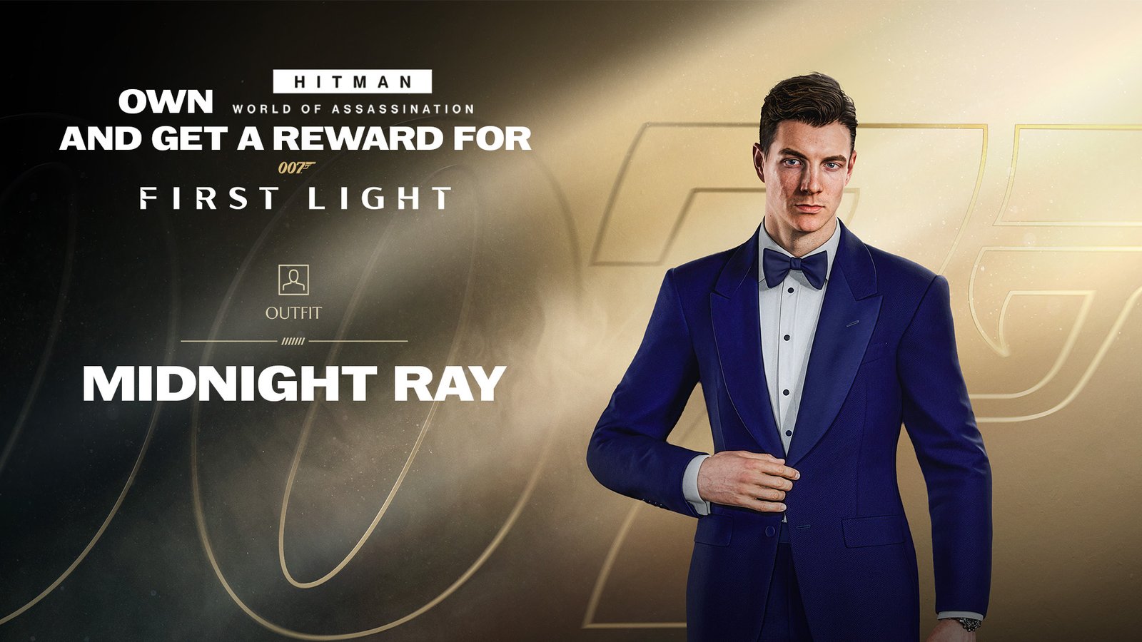 Promotional unlock graphic detailed alongside the official 007 First Light release time schedule.