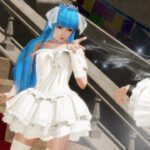Kula Diamond uses an ice attack in her white debut costume to promote the upcoming DEAD OR ALIVE 6 Last Round release date.
