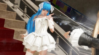 Kula Diamond uses an ice attack in her white debut costume to promote the upcoming DEAD OR ALIVE 6 Last Round release date.
