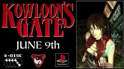 Official release date announcement banner graphic for the Kowloon's Gate English patch