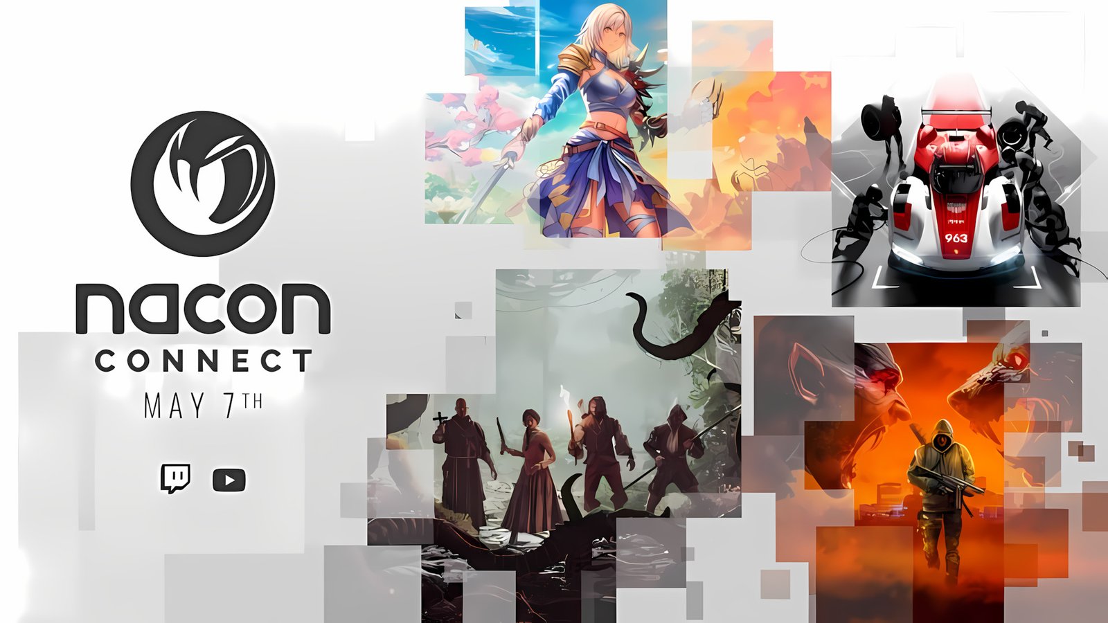 The official event banner for Nacon Connect 2026 highlighting upcoming game reveals and hardware announcements.