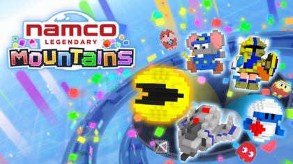 Official promotional key art for the game announcement of NAMCO LEGENDARY Mountains announced by BeXide.