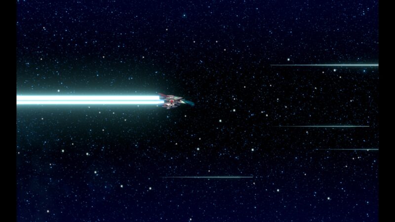 Infinite mode campaign clear animation captured for our R-Type Dimensions III review.