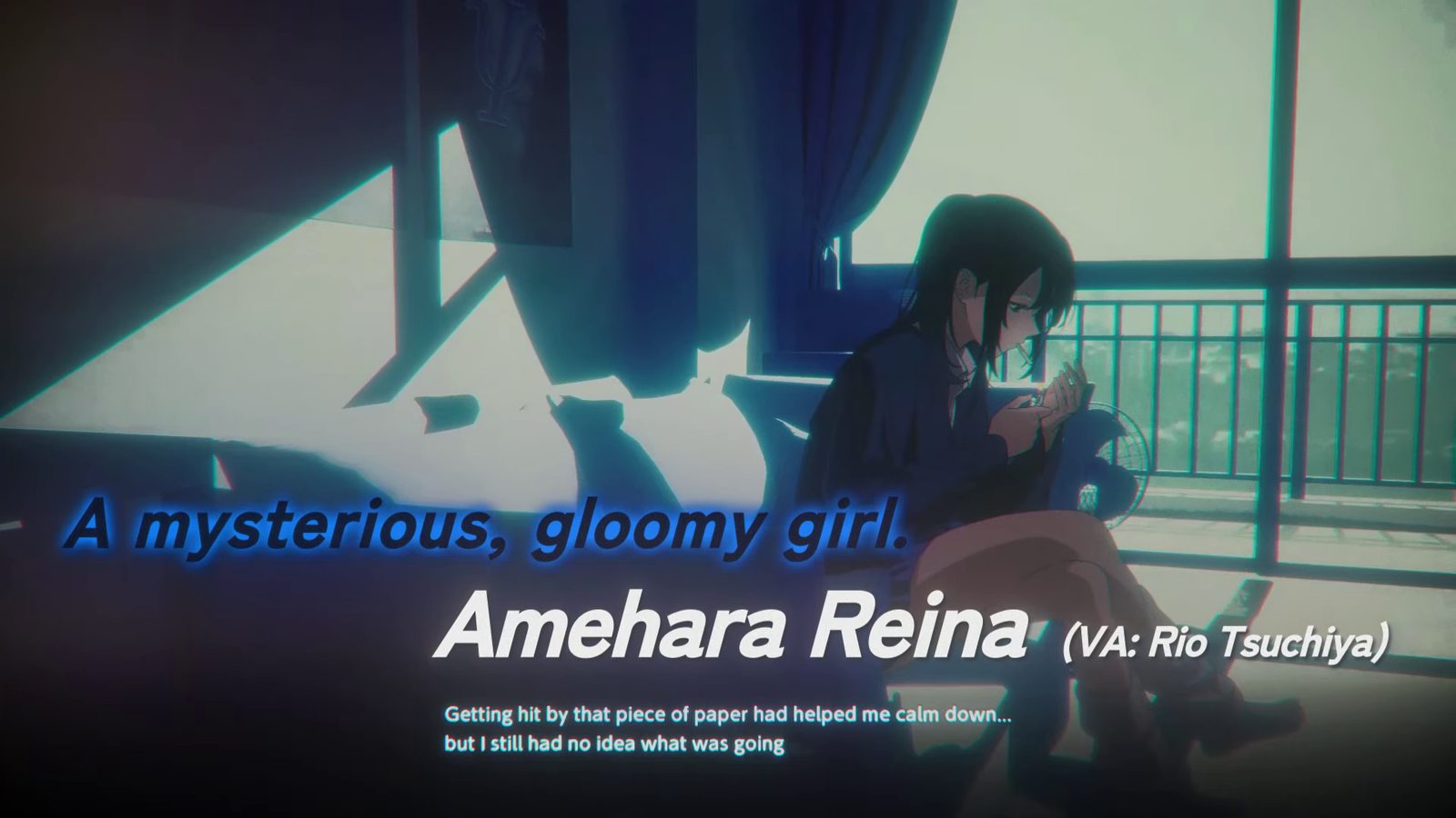 Character introduction frame showcased in the Rain98 Official Trailer media drop.