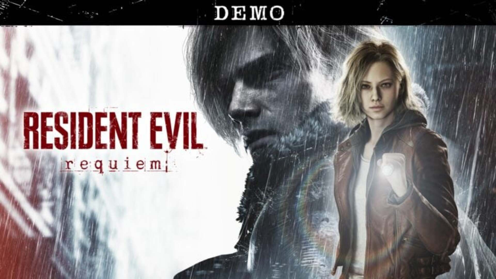 Official promotional poster artwork for the Resident Evil Requiem demo post-launch trial release.