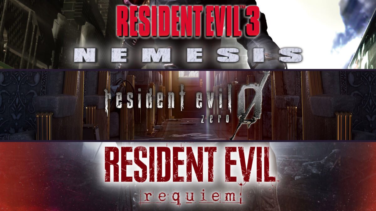 Resident Evil Series Records technical header featuring Resident Evil 3 Nemesis, Resident Evil 0, and Resident Evil 9.