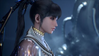 SHIFT UP 2026 Roadmap featuring Eve from Stellar Blade in a high-fidelity profile shot.