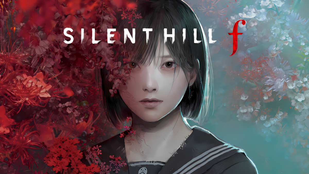 Silent Hill f sales milestone featured image featuring protagonist Hinako Shimizu and the series' signature red spider lilies.