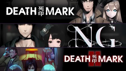 Spirit Hunter series technical record header featuring Death Mark, NG, and Death Mark II.