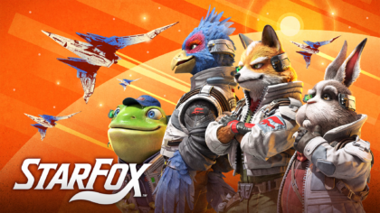 Fox McCloud and Falco Lombardi in the Star Fox 64 Remake showcasing the updated character models and cinematic lighting on Nintendo Switch 2.