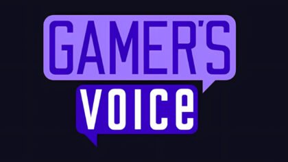 The official brand mark for the Stop Killing Games UK advocacy group, Gamers’ Voice, which represents player rights in digital ownership debates.
