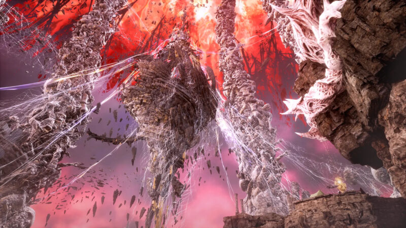 The Forsaken World in CODE VEIN II: Mask of Idris, showing the realm formed from collapsed timelines.